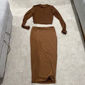 Fashion Nova bodycon 2 piece set